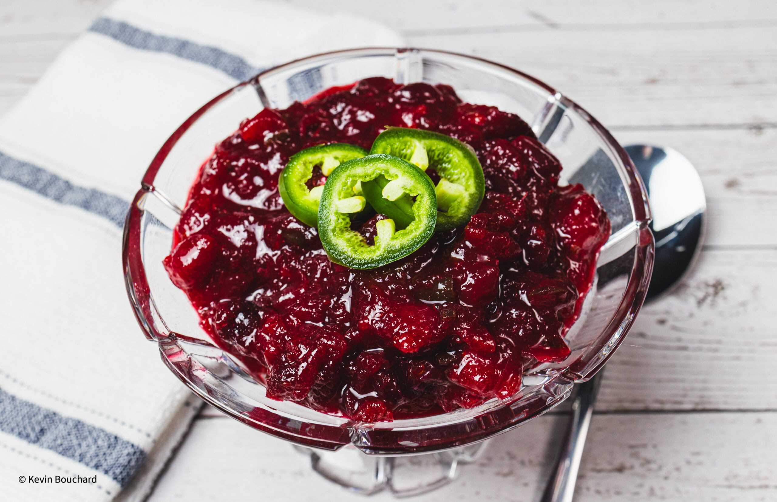 Layered Cranberry Jalapeño Sauce with Maple and Brown Sugar