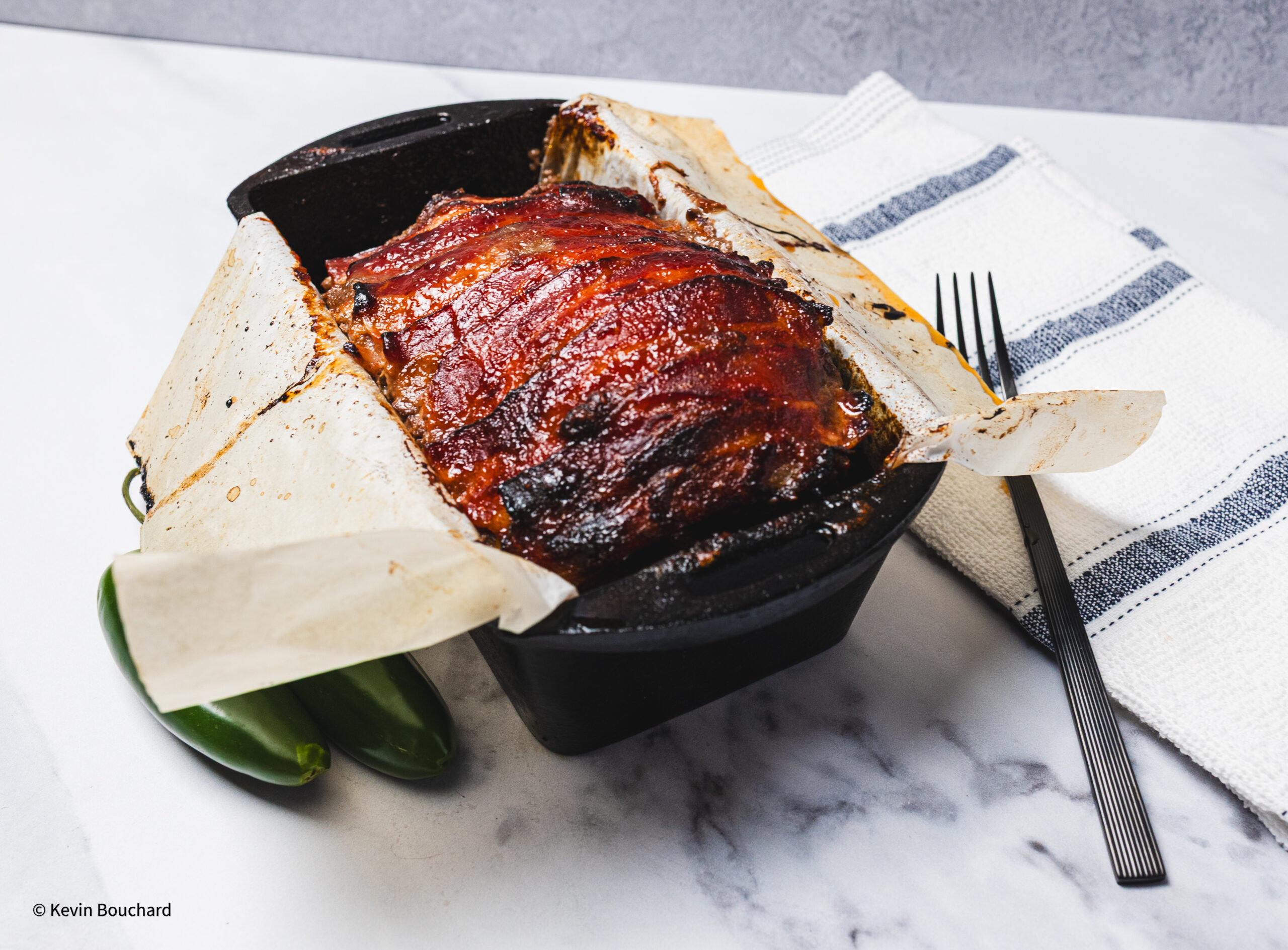 Bacon Wrapped Jalapeño Cheddar Meatloaf, Easy Weeknight Meal.