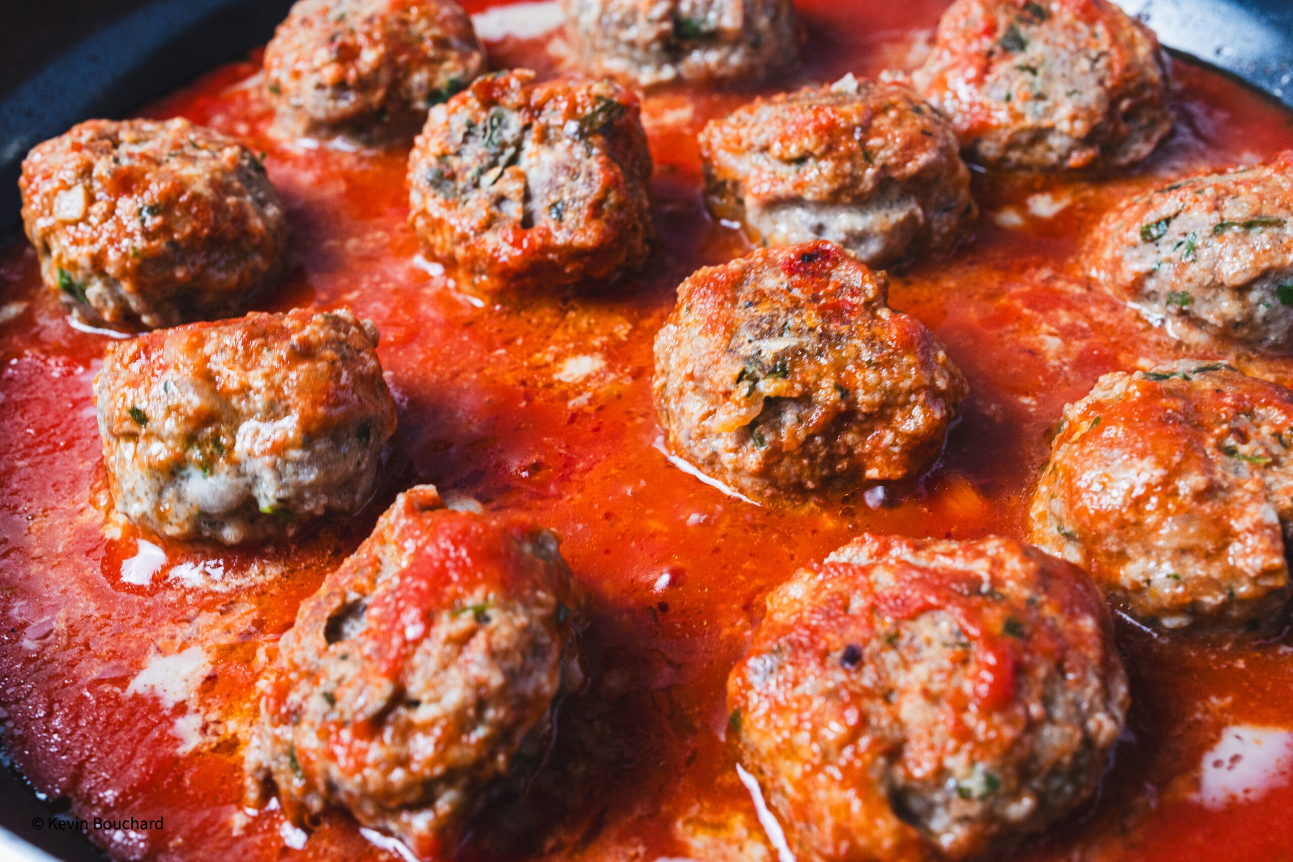 Beef Meatballs in Homemade Tomato Sauce